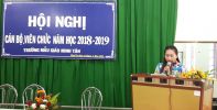 HỘI NGHỊ CBCCVC NĂM 2018-2019