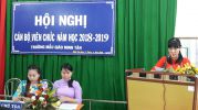 HỘI NGHỊ CBCCVC NĂM 2018-2019