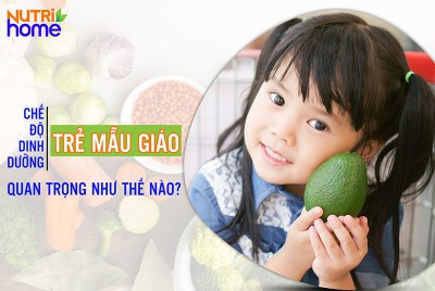 Chế độ dinh dưỡng cho trẻ mầm non