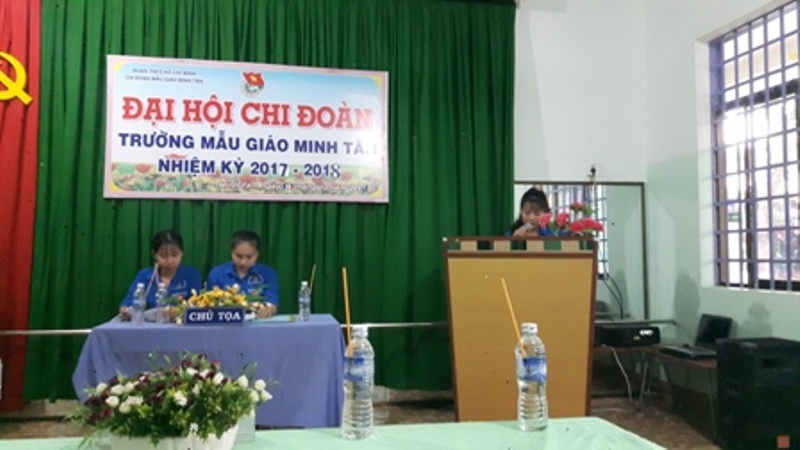Đại hội chi đoàn nhiệm kỳ  2017-2018