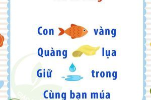 Đọc thơ bằng hình ảnh giúp con phát triển tư duy ngôn ngữ