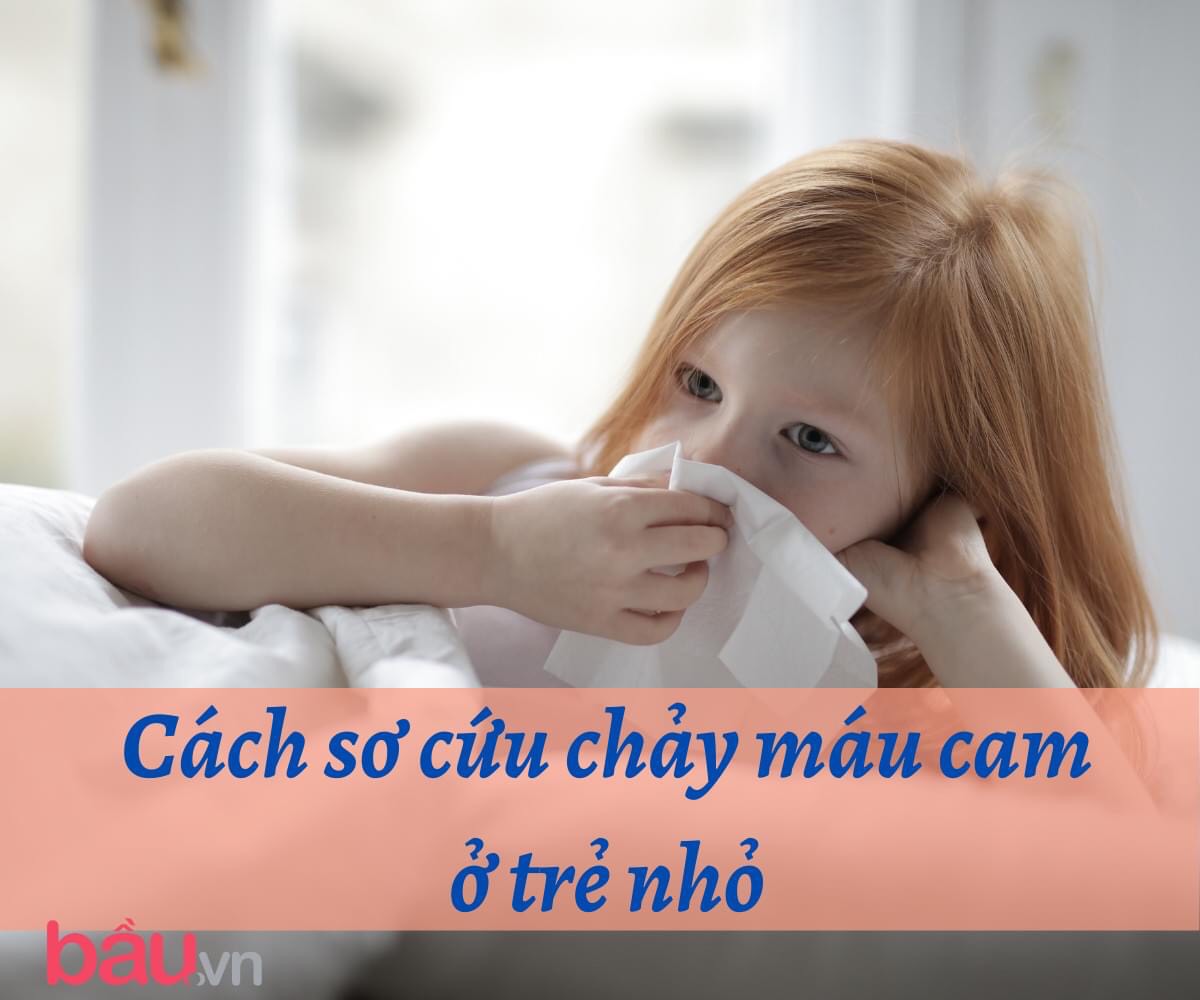 Cách sơ cứu chảy máu cam ở trẻ nhỏ
